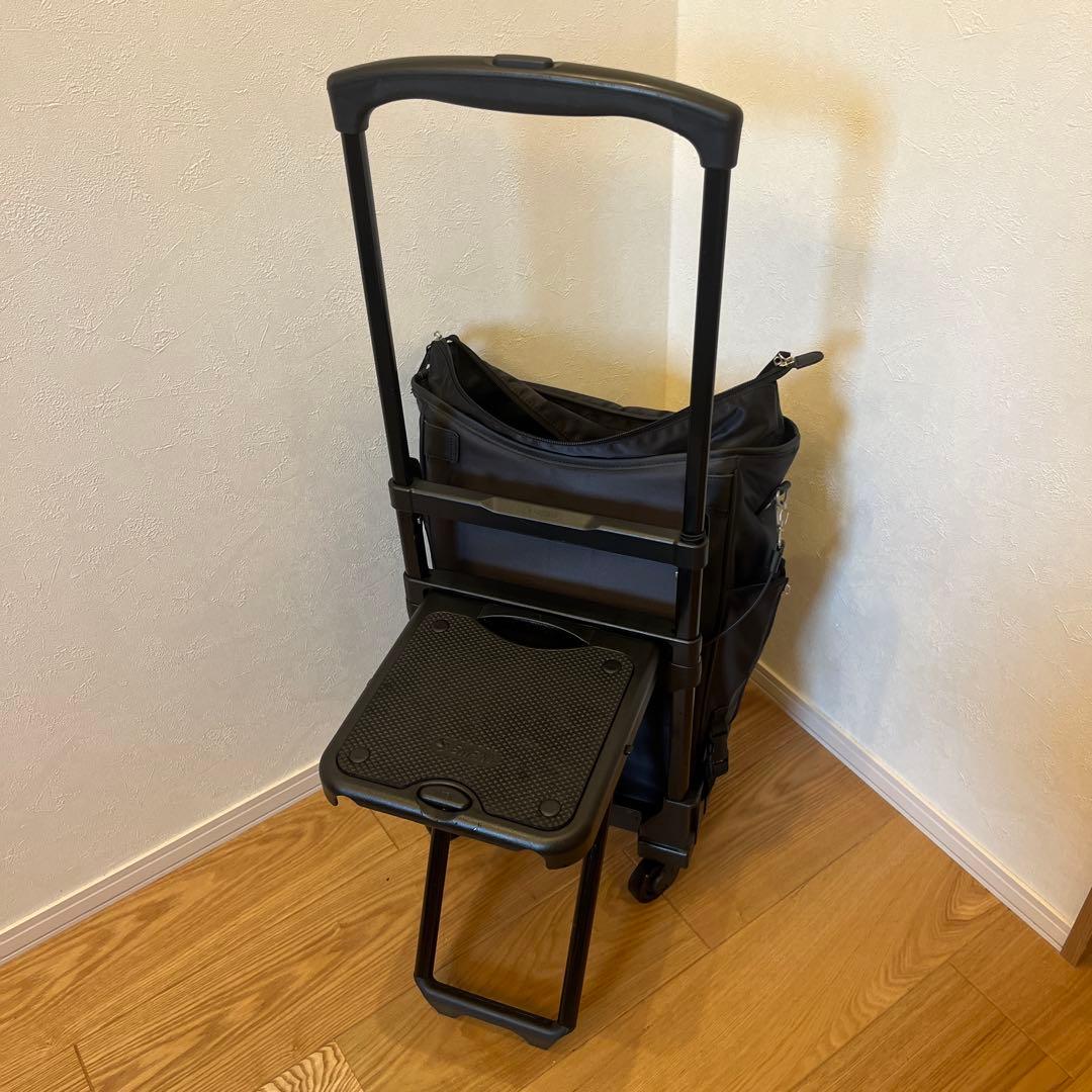 SWANY スワニー　キャリーバッグ　座面付きD-202 ミルダ　ブラック 美品