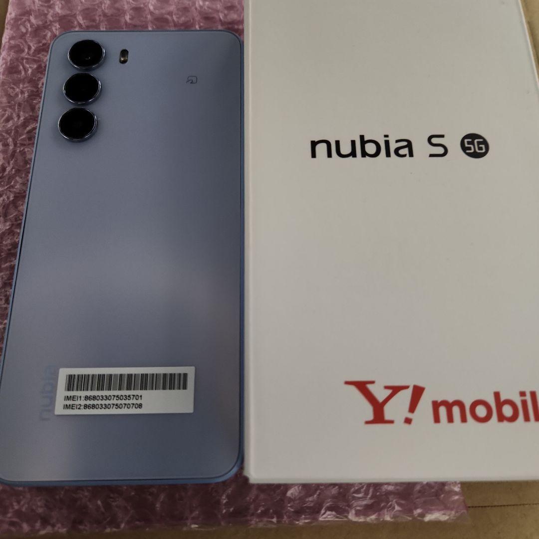 nubia S 5G A403ZT 本体 SIMフリー　Y!mobile
