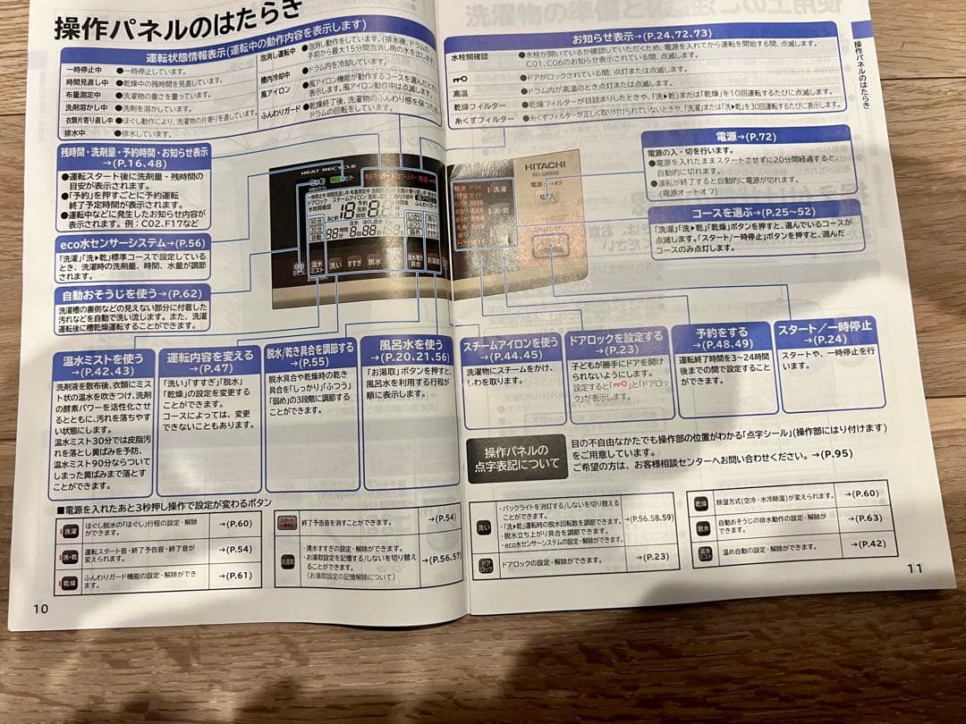 日立ドラム式洗濯乾燥機　BD-S8800L 乾燥機能に難あり　ビッグドラム