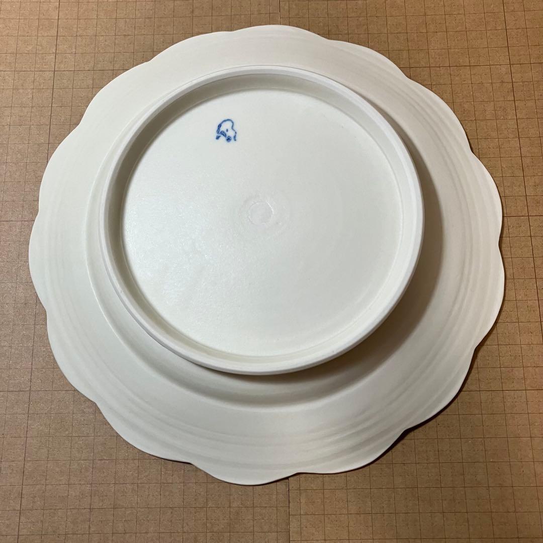 佐々木忍 メリーゴーランド 皿 プレート ホワイト 新品未使用