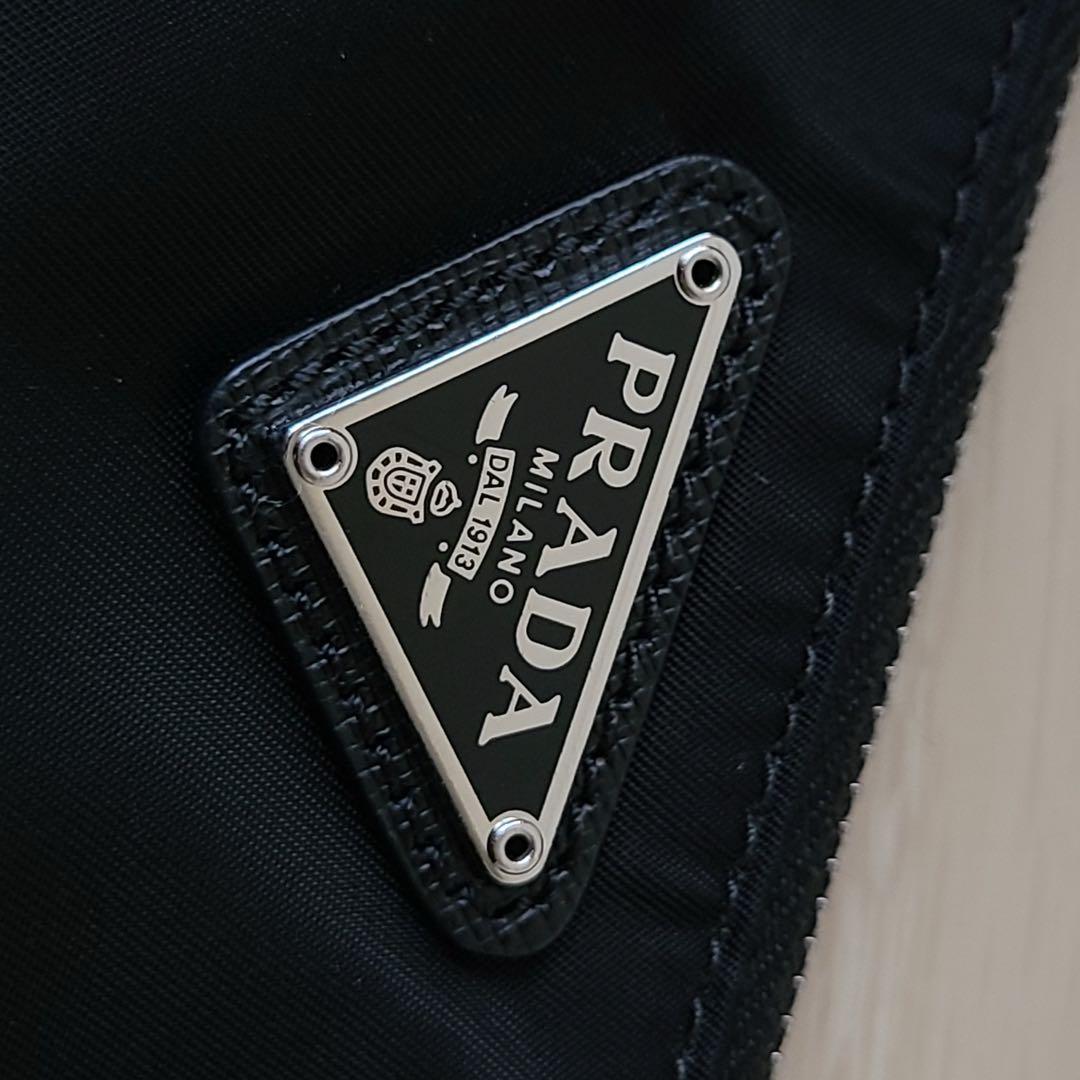 現行品 PRADA re-nylon ポーチ付きバックパック 黒