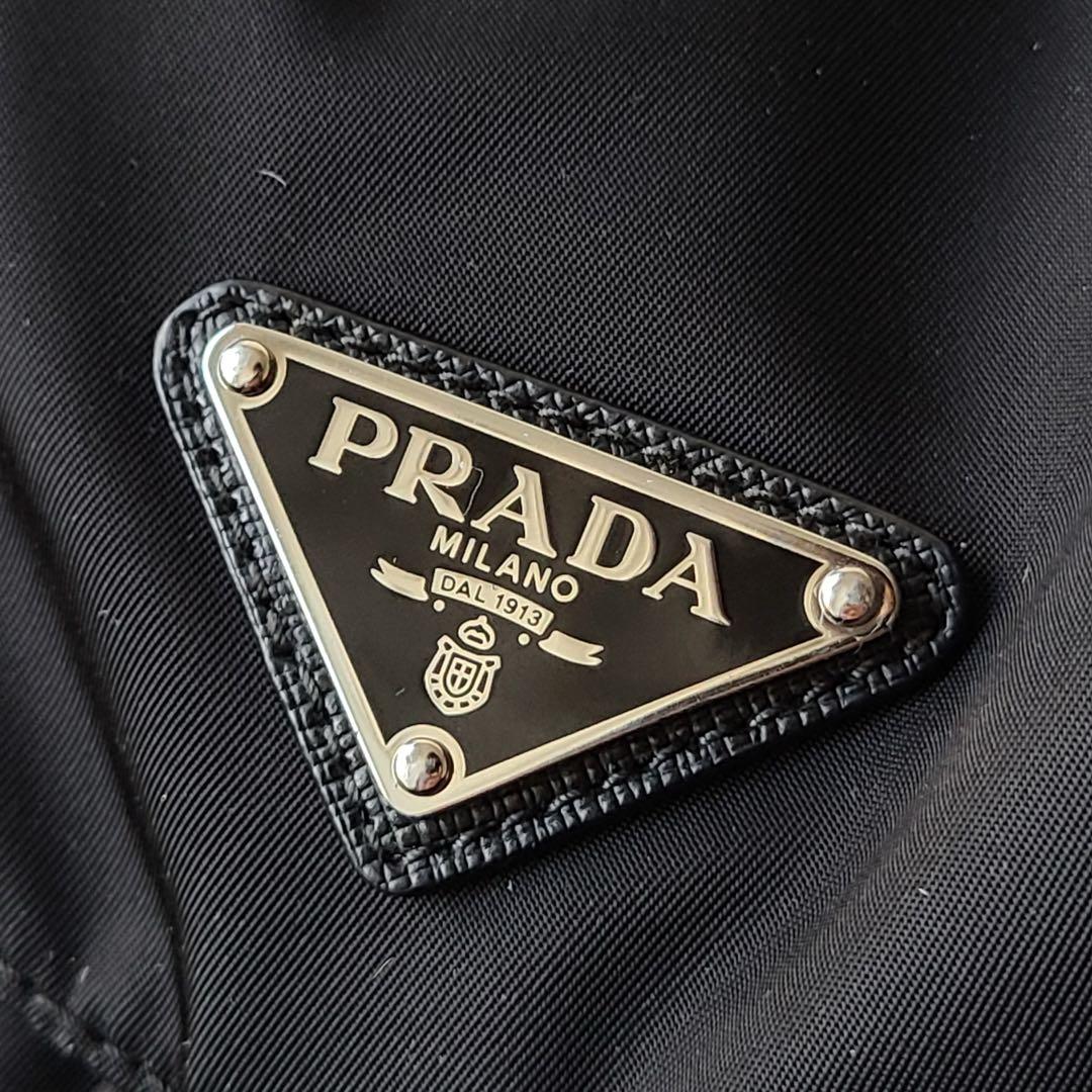 現行品 PRADA re-nylon ポーチ付きバックパック 黒