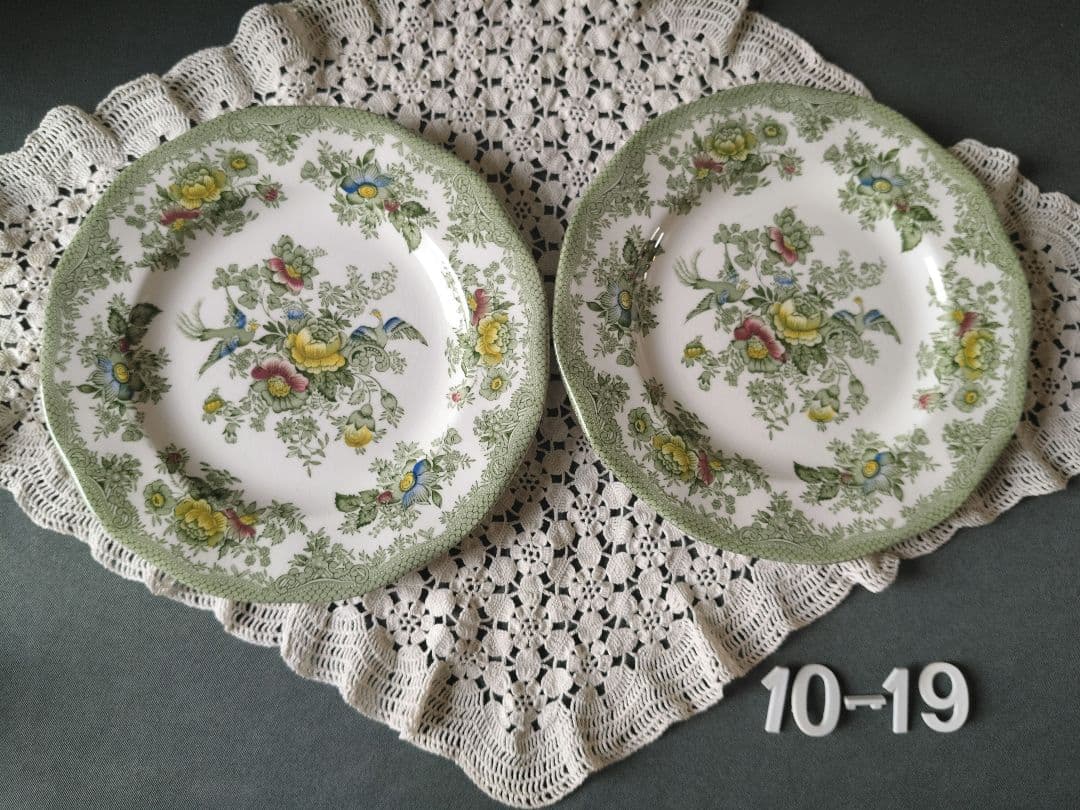 【最終価格!】エノク·ウエッジウッド　ヴィンテージデザートプレート2枚組