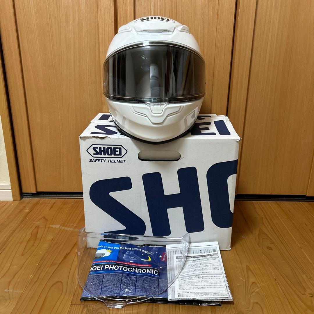 SHOEI Z-8 フルフェイスヘルメット ルミナスホワイト　フォトクロミック