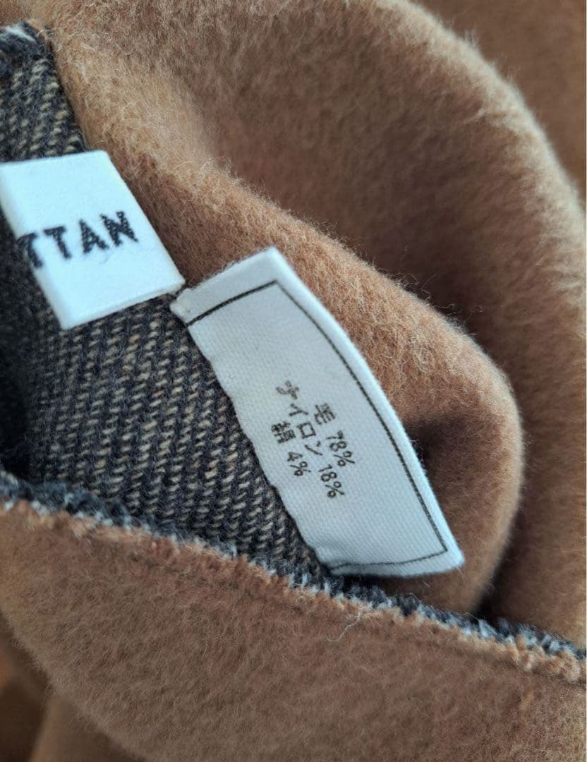 MITTAN ウールシルクリバーコート