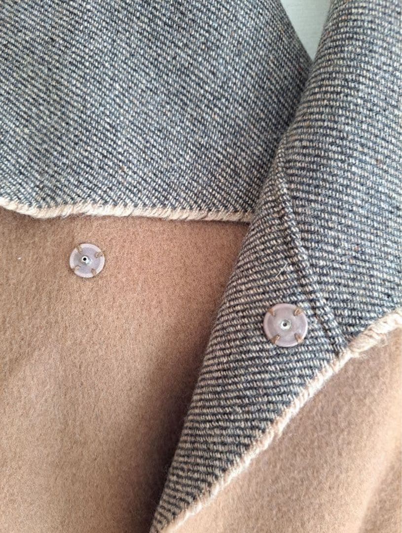 MITTAN ウールシルクリバーコート