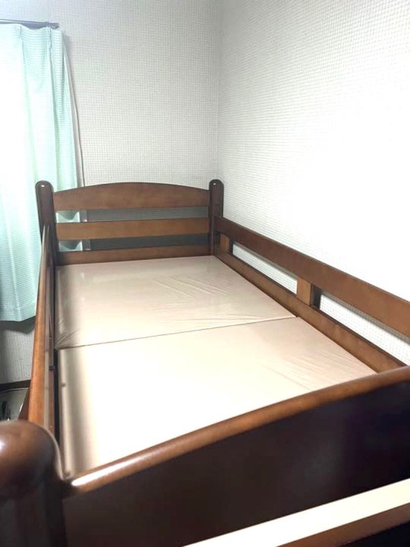ロフトベット ベット 木製 シングルベット ローベット ブラウン システムベット