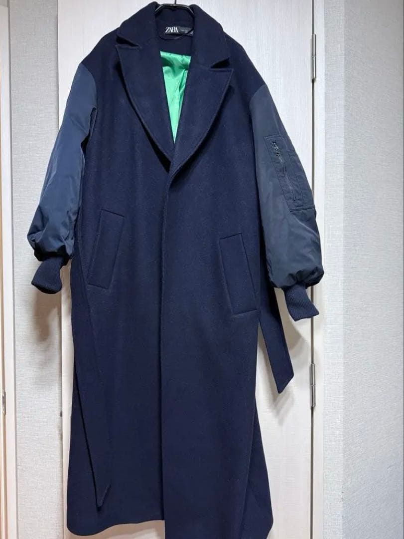 ZARA マッチングボンバーコート