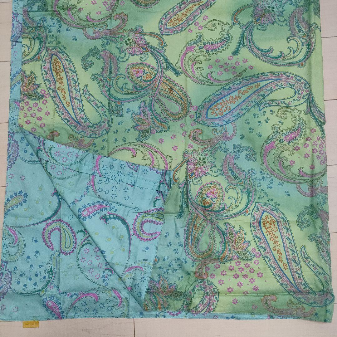 ETRO ペイズリー柄 掛け布団カバー150×210cm 綿100%枕カバーつき