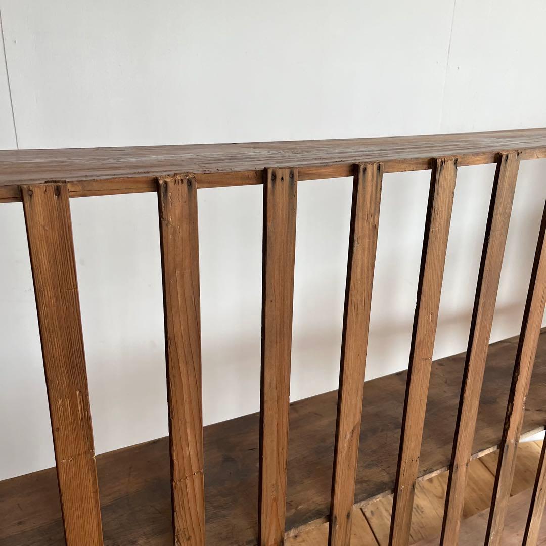 アンティーク オープンラック 大型 木製 無垢材 本棚 食器棚