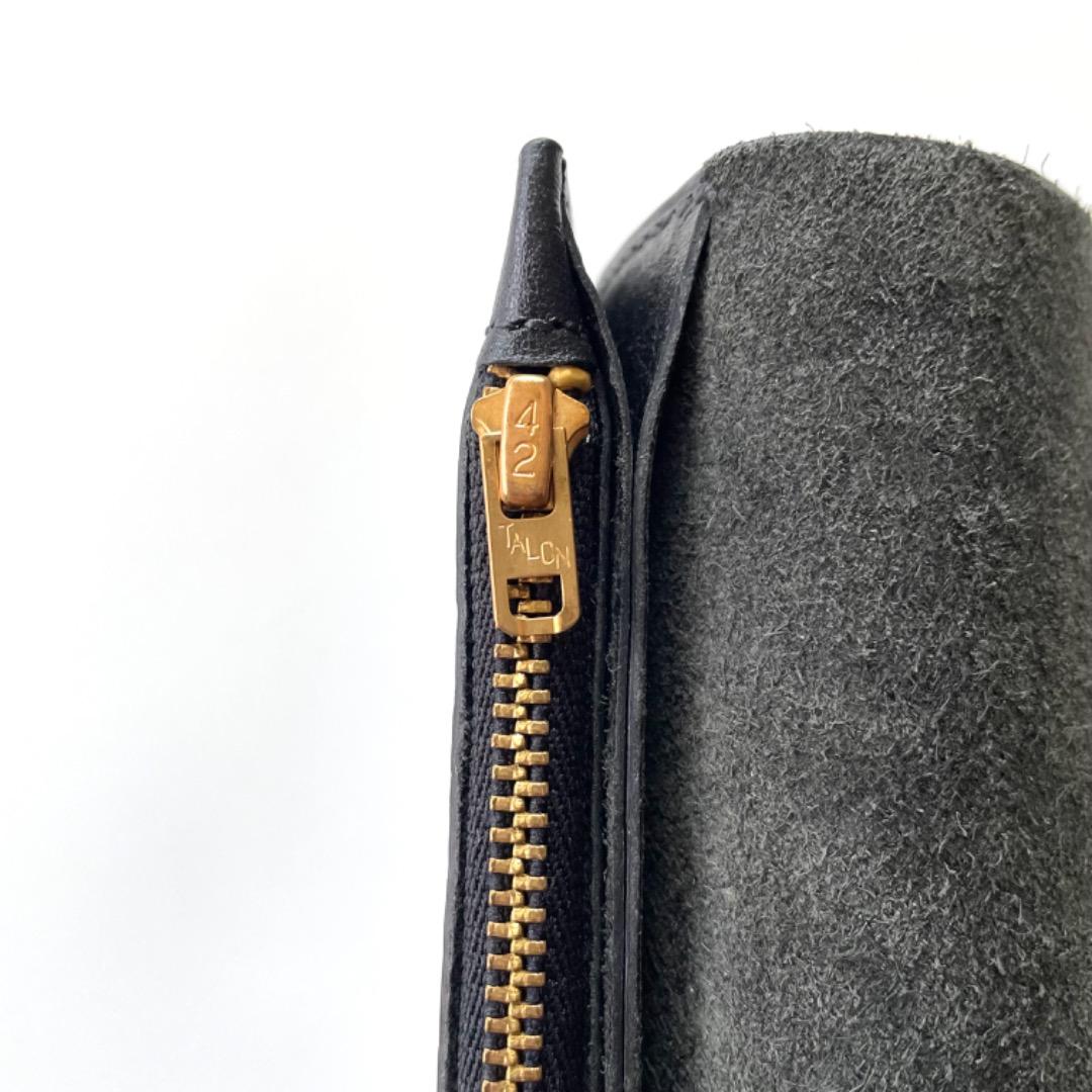 ミドルトラッカーウォレット　イギリスデッドストックレザー　ヴィンテージタロン