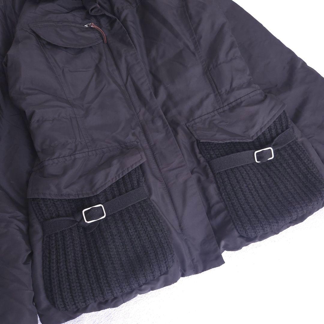 美品 Max Mara ダウンジャケット イタリア産グースフェザー フード L