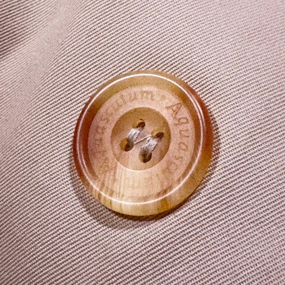 極美品★アクアスキュータム トレンチコート ベージュ 英国製 XL