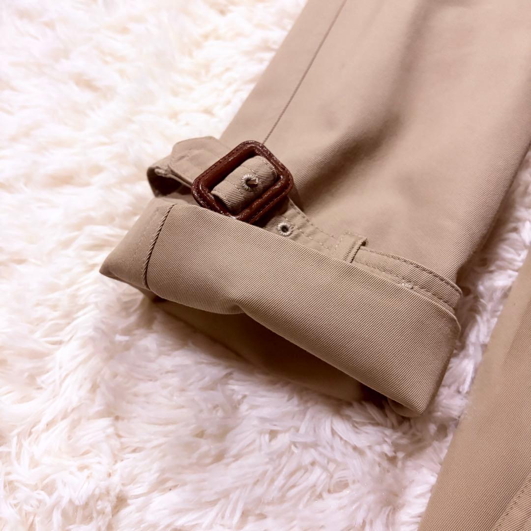 極美品★アクアスキュータム トレンチコート ベージュ 英国製 XL