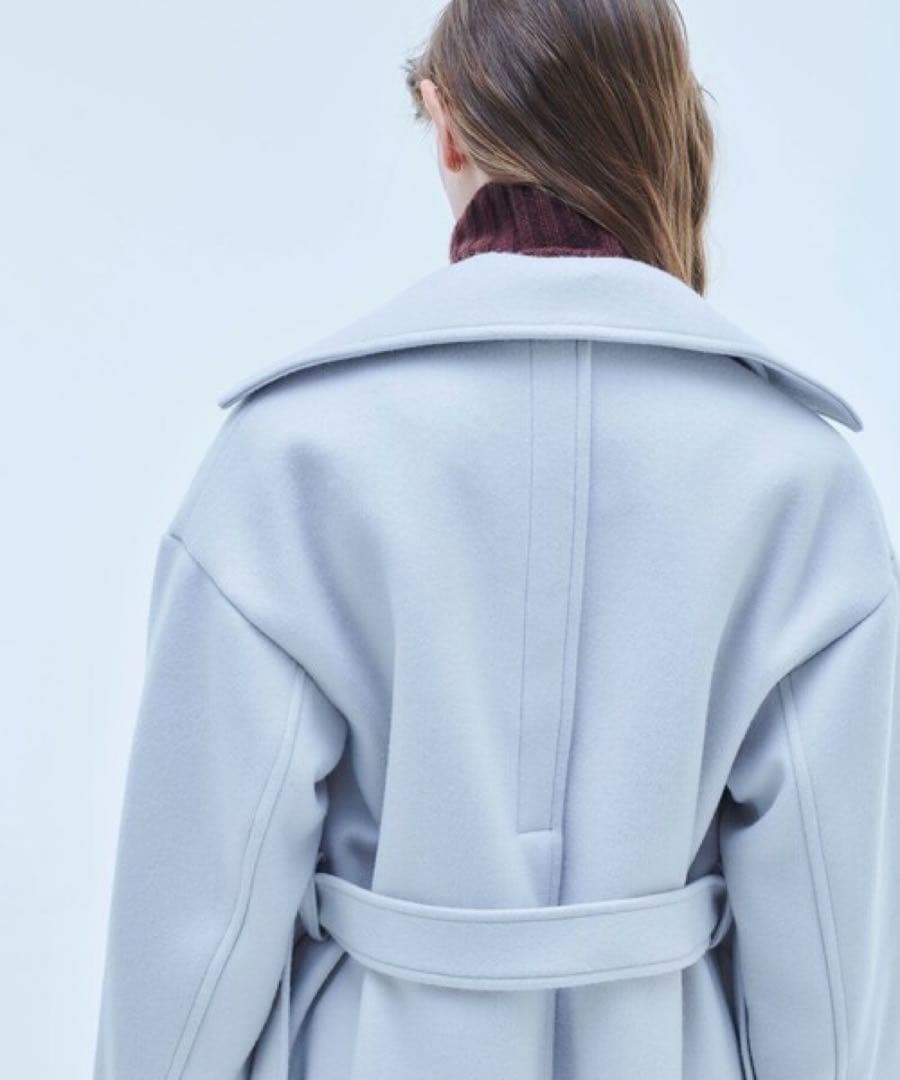 ビッグカラー2wayスタンドコート　ブラウン　united tokyo ロング