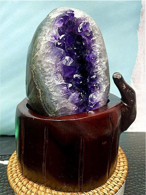 210mm AAA級家庭円満◆天然アメジスト原石B89G3/780G49C