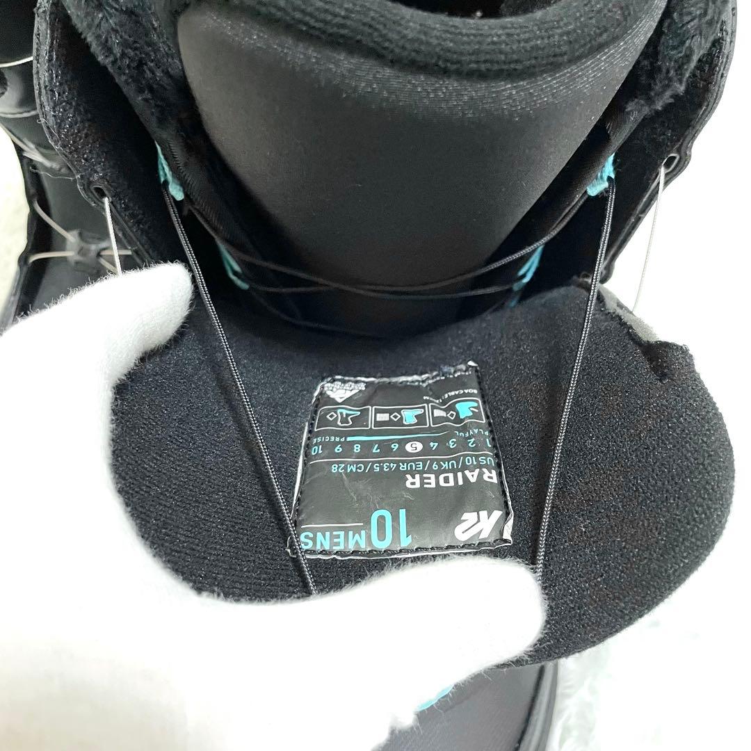 K2 レイダー BOA BLACK 28cm