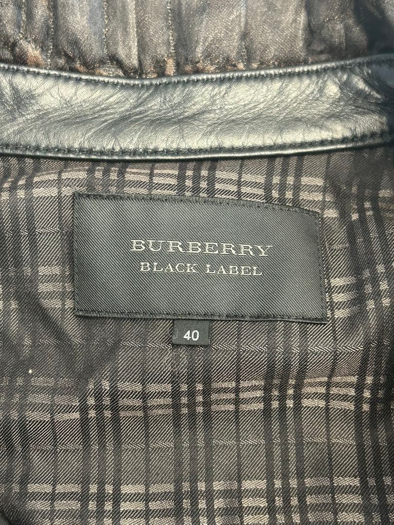 BURBERRY BLACK LABEL ライダースジャケット