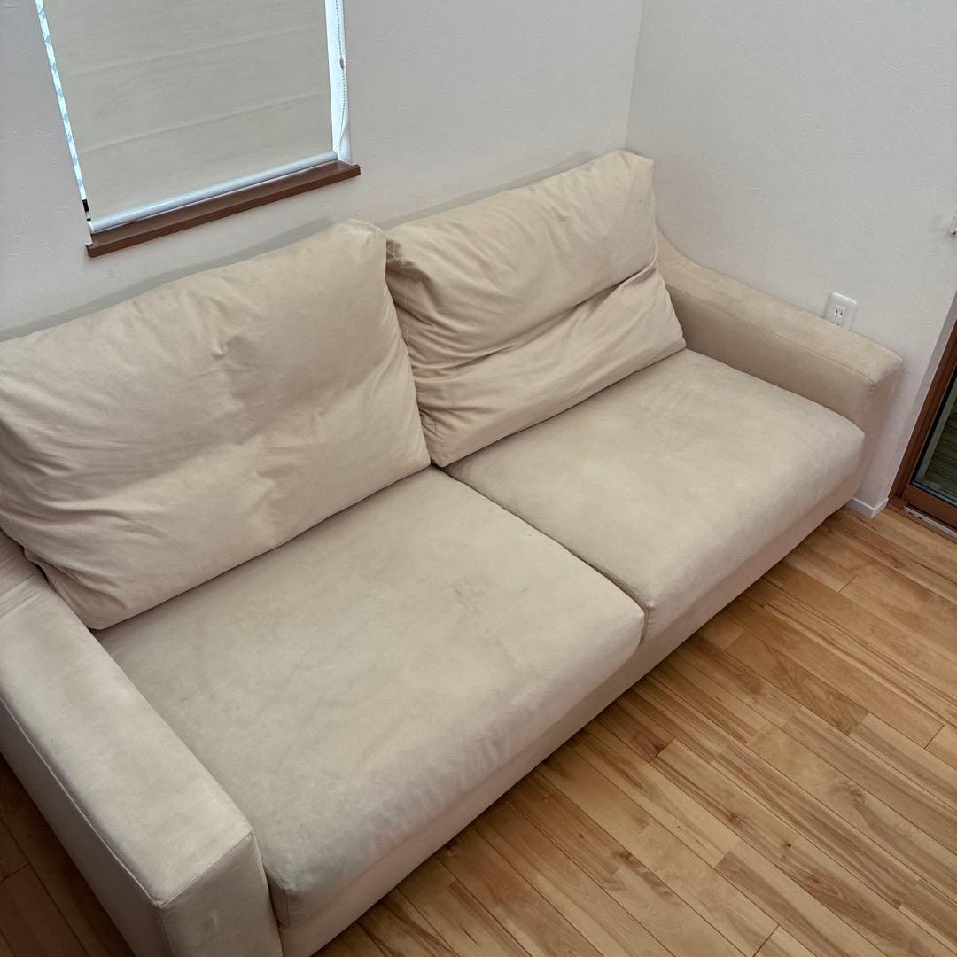 NOYES（ノイエス）NewSugar 人工スエード3人掛けソファ