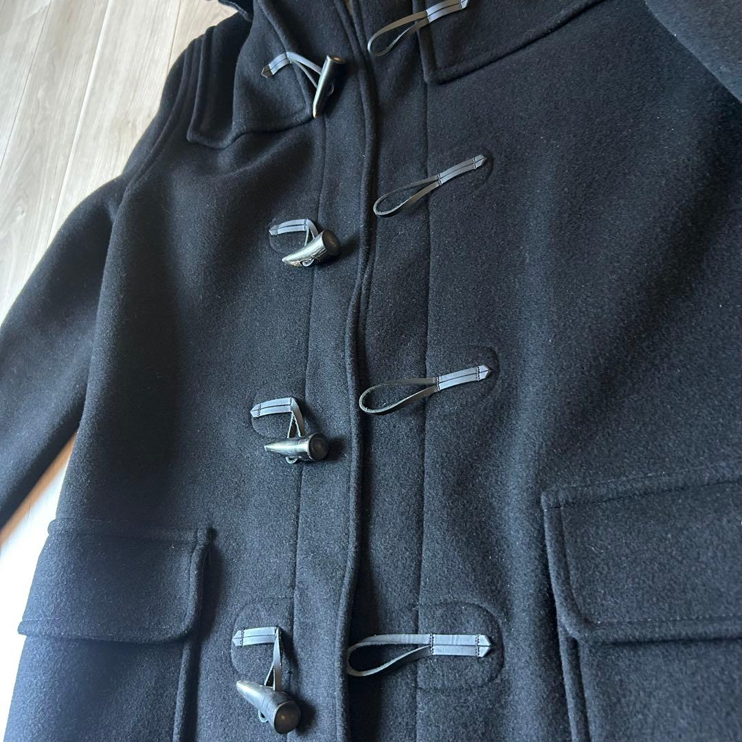 極美品＊グローバーオール Gloverall ダッフルコート L 黒 ロング丈