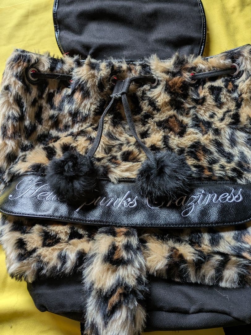 HELL CAT PUNKS ヘルキャットパンクス　ヒョウ柄リュック