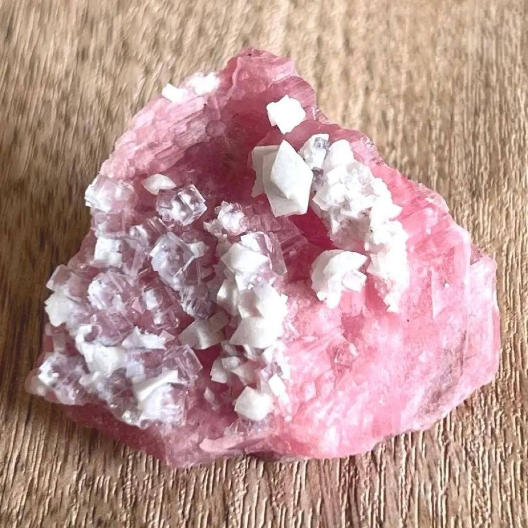 ロードクロサイト フローライト パイライト 42g 鉱物 標本 原石