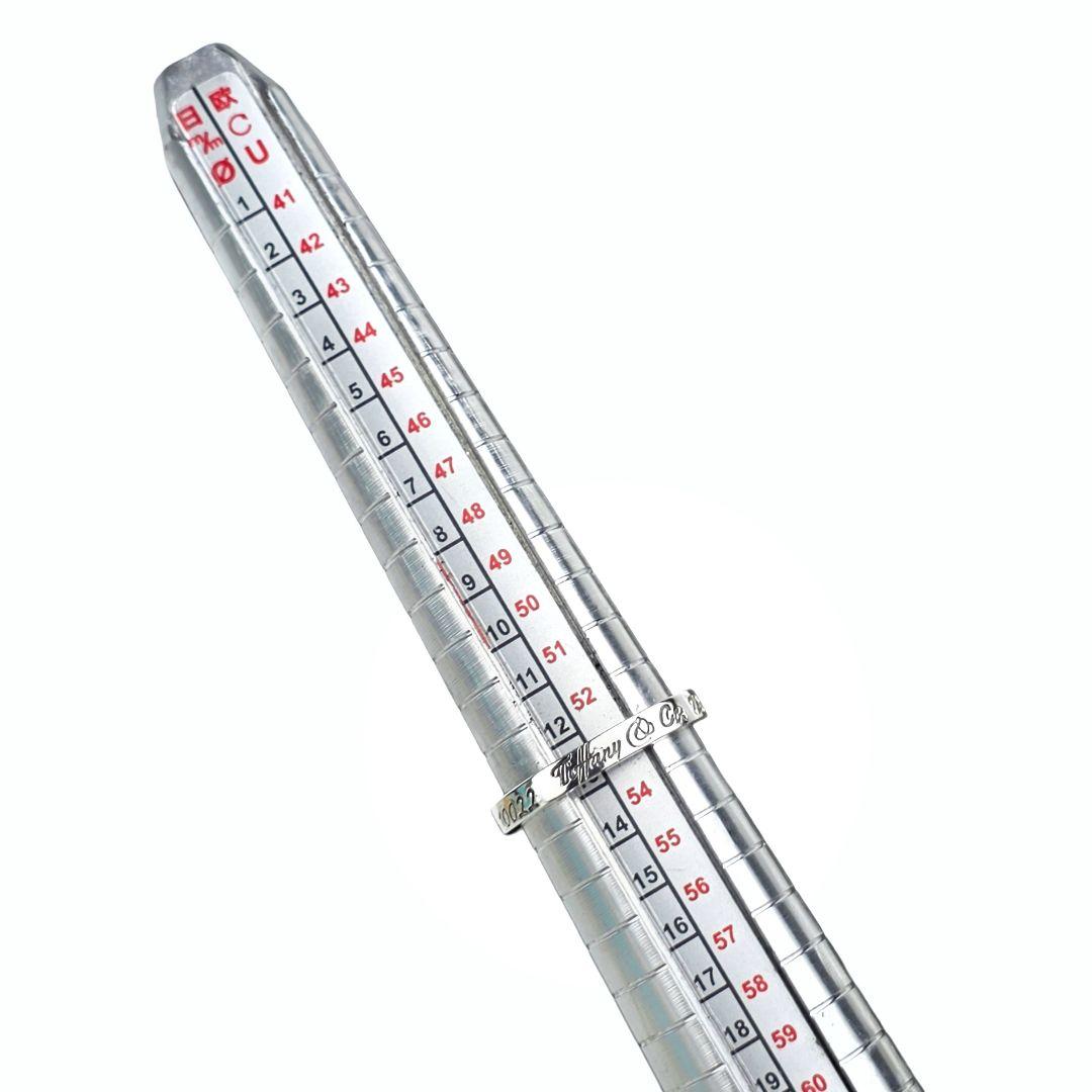 極美品 ティファニー TIFFANY&Co. ノーツ ナロー リング 指輪