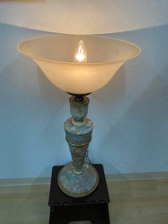 フロアライト　電気スタンド　アンティーク