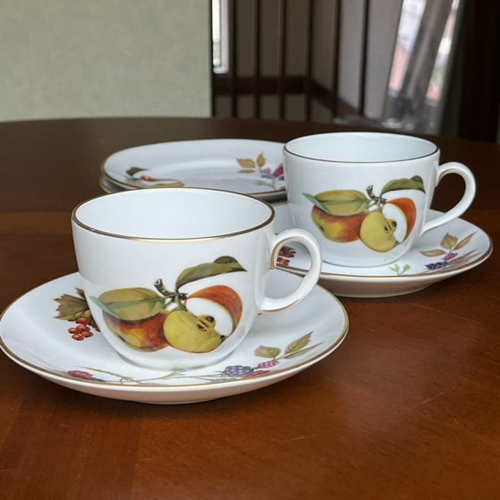 【美品】ロイヤルウースター★イヴシャム★トリオ　ペア