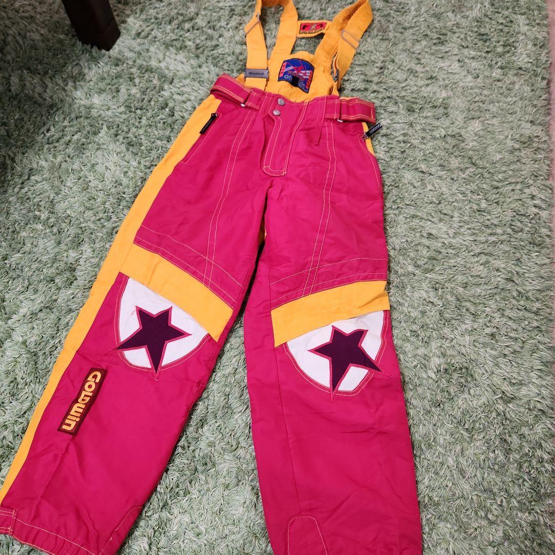 ゴールドウィン ヴィンテージ モーグルライン スキーウェア上下セット 派手