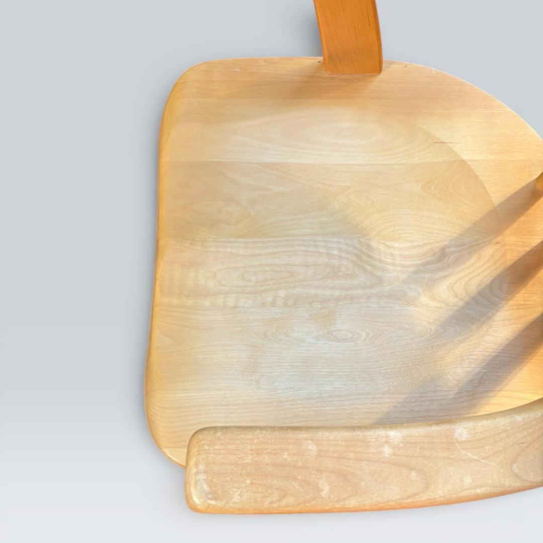 大川家具 回転ダイニングチェア 肘付き 幅58cm 天然木①