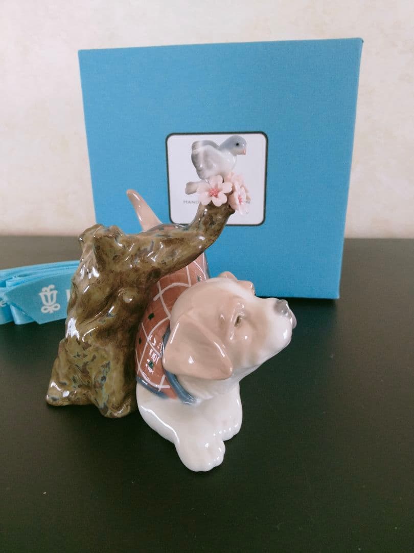 【最終値下げ】新品 リヤドロ「blossoms for the puppy」