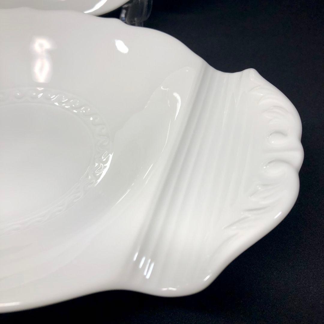 リチャードジノリ ミュージオホワイト 手つきボウル 2客 レア 美品 ムゼオ