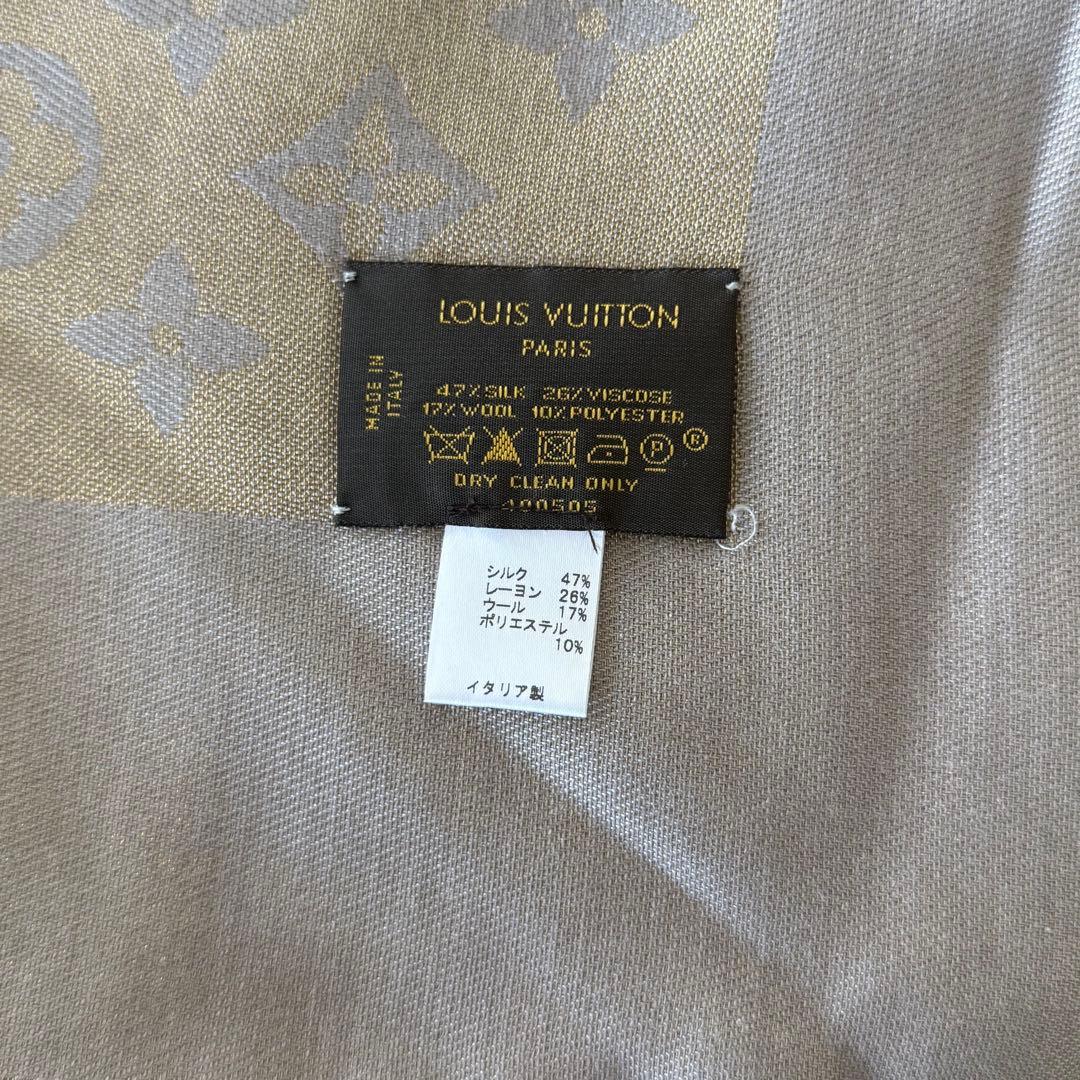 LOUIS VUITTON モノグラム 大判ストール 美品 正規品