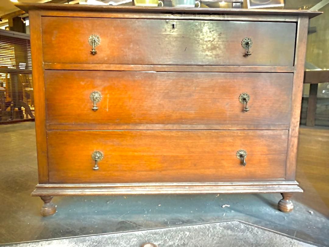 アンティーク3段チェスト　3月10日までに発送