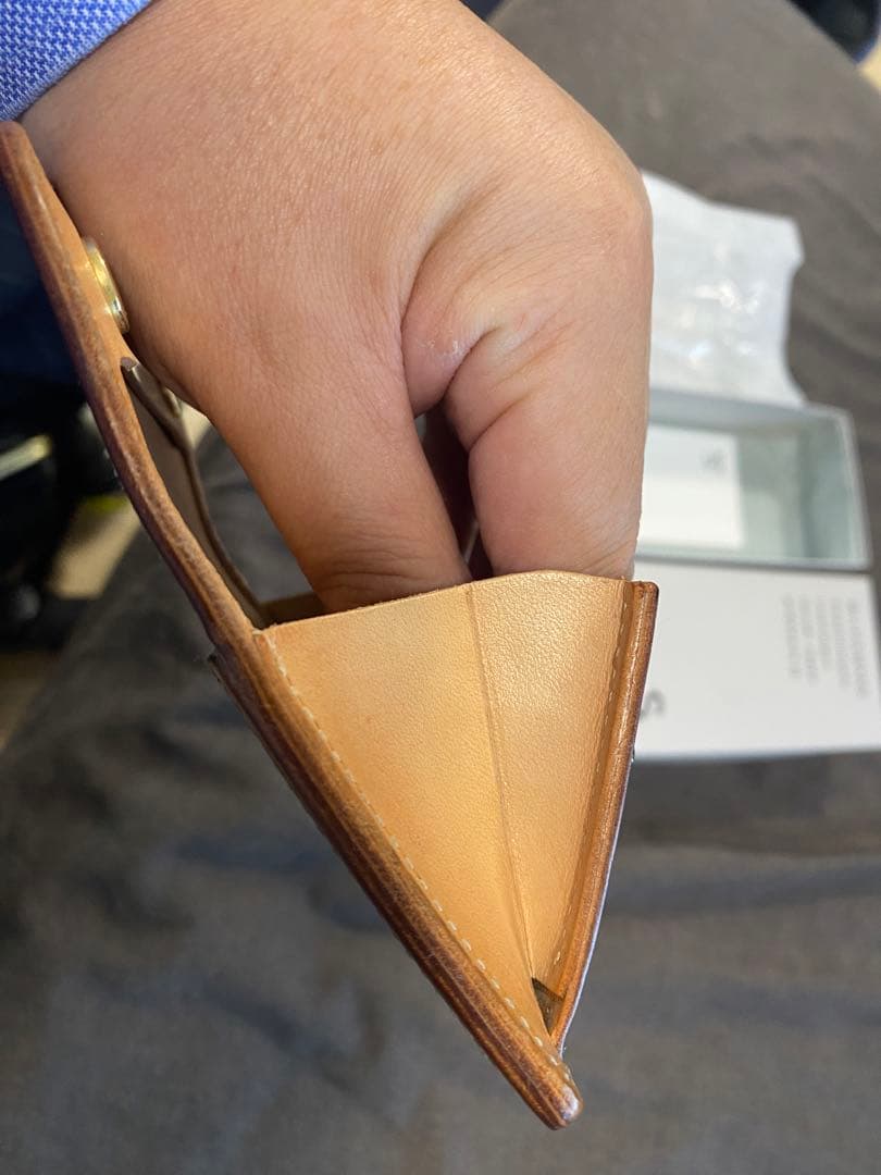 ワイルドスワンズ　タング　ナチュラル　シェルコードバン