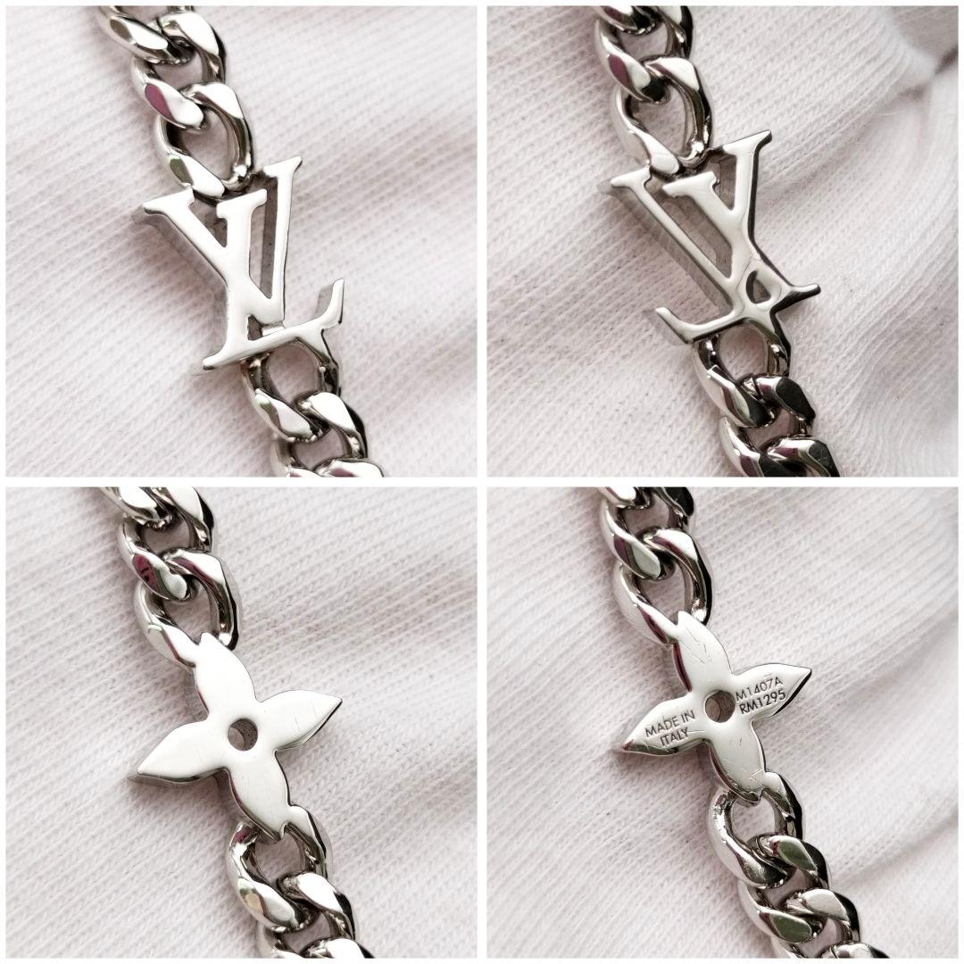 シマさん専用✨ルイヴィトン モノグラム ロウ ブレスレット チェーン シルバー