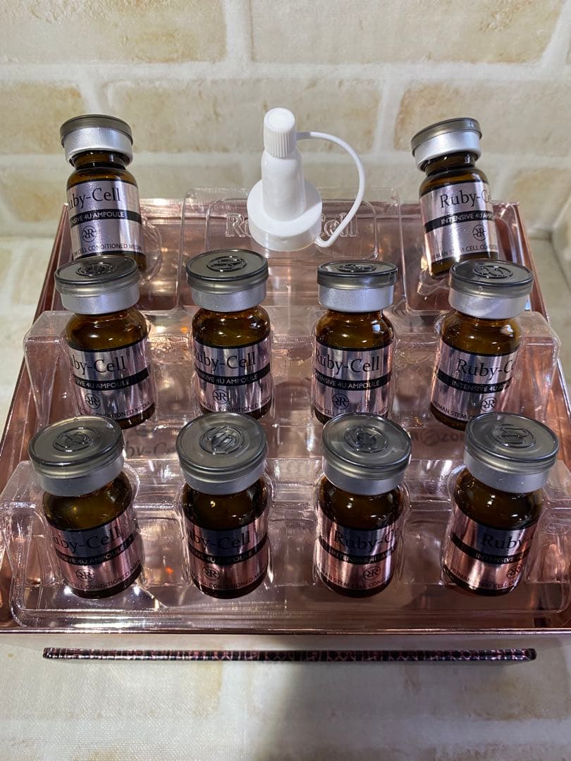 ラスト1日❗️数量限定セール❗️ルビーセルセラムヒト幹細胞培養液10本(キャップ付)