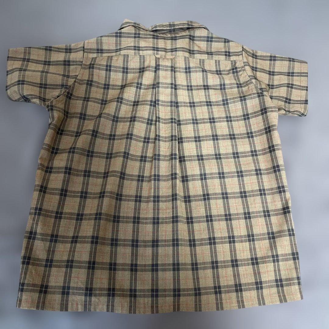 山と道　メリノウール100%チェック柄シャツ Sサイズ