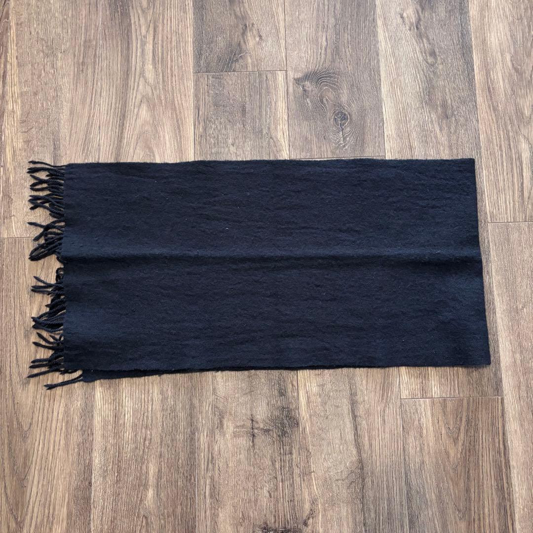 YOHJI YAMAMOTO POURHOMMEヨウジヤマモト　ウールマフラー
