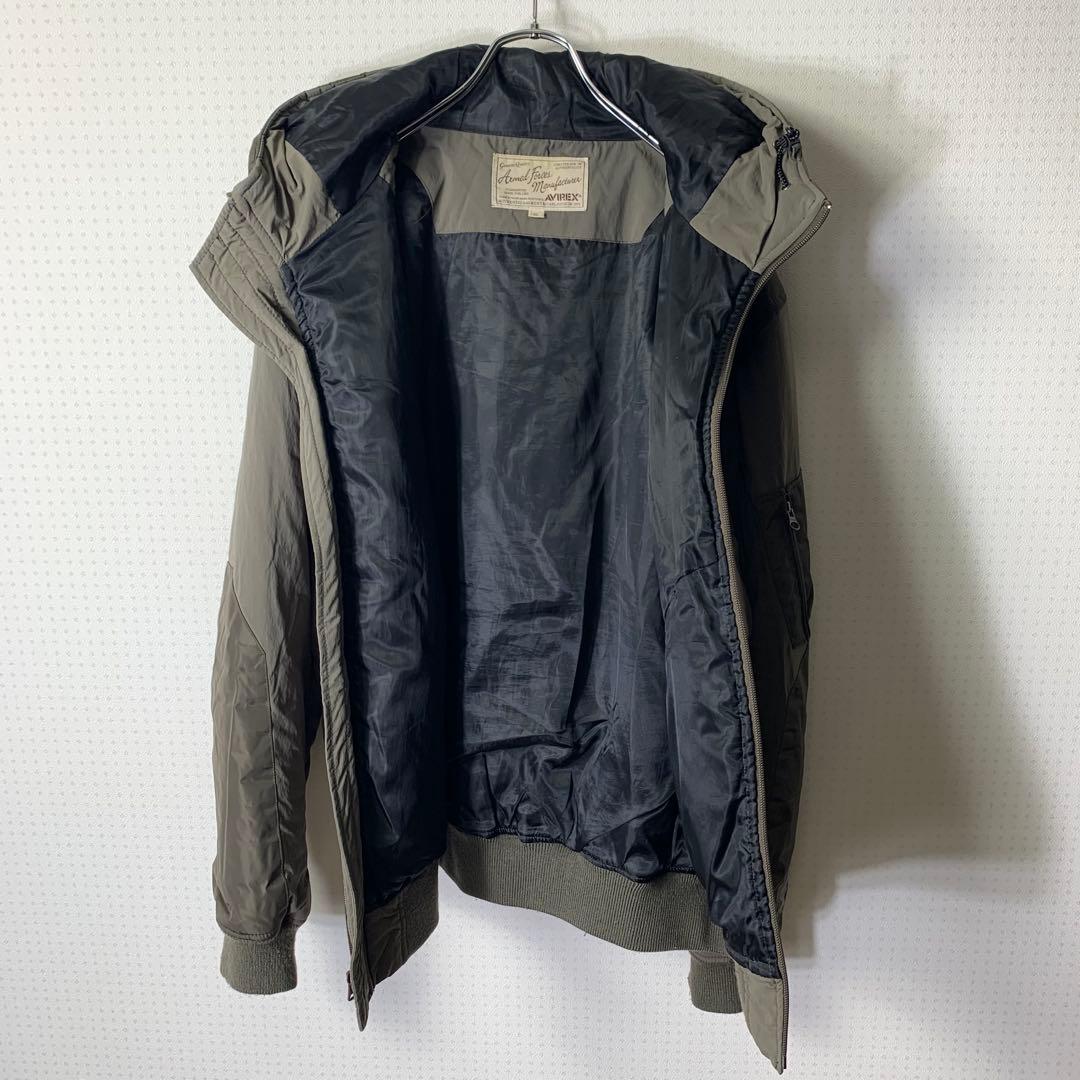 AVIREX ボンバージャケット MA-1 フライトジャケット リフレクトロゴ