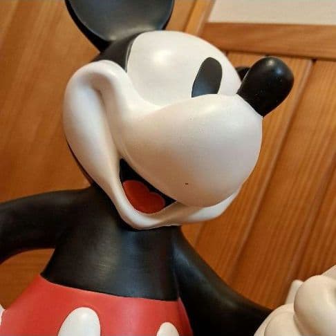 廃盤品　レア　ガーデンスタチュー　ミッキーマウス ランタン付き　置物　オブジェ