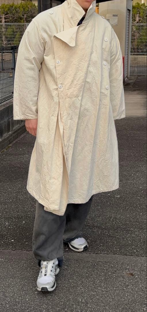 DEADSTOCK フランス軍 リネン ホスピタルコート