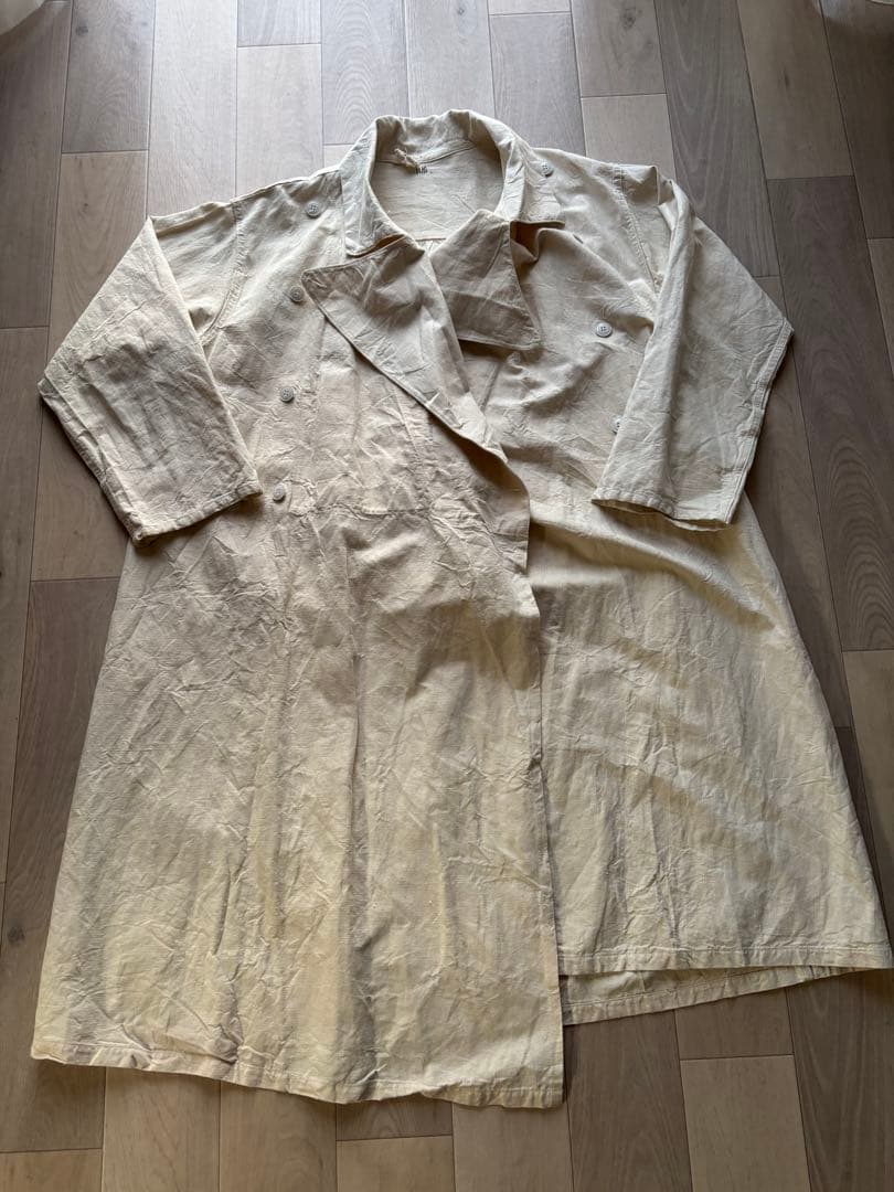 DEADSTOCK フランス軍 リネン ホスピタルコート