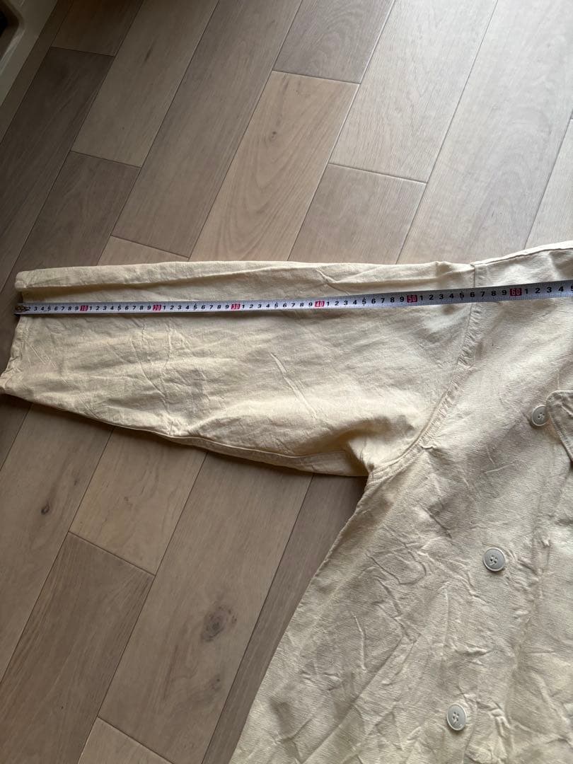 DEADSTOCK フランス軍 リネン ホスピタルコート