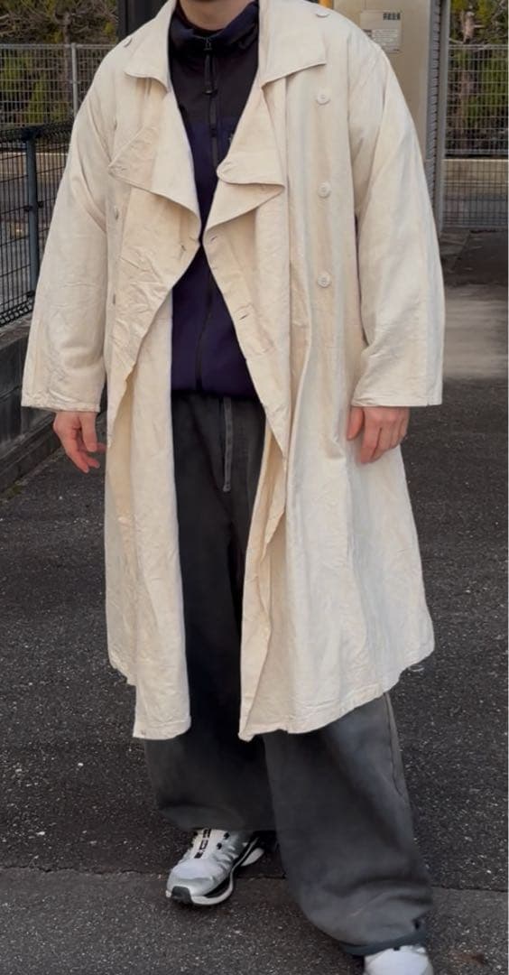 DEADSTOCK フランス軍 リネン ホスピタルコート