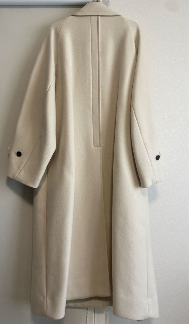 maison special ロングコート 36 ウール100%
