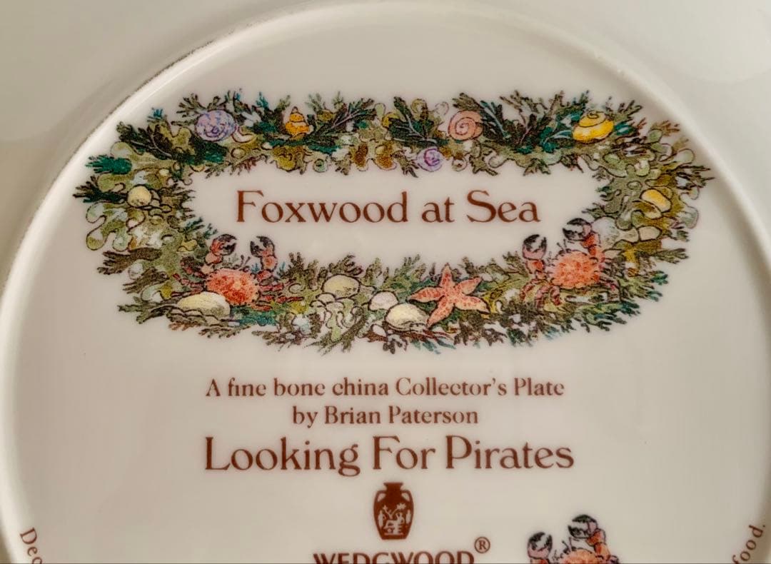 フォックスウッドものがたり Lookin For Piratesプレート 絵皿
