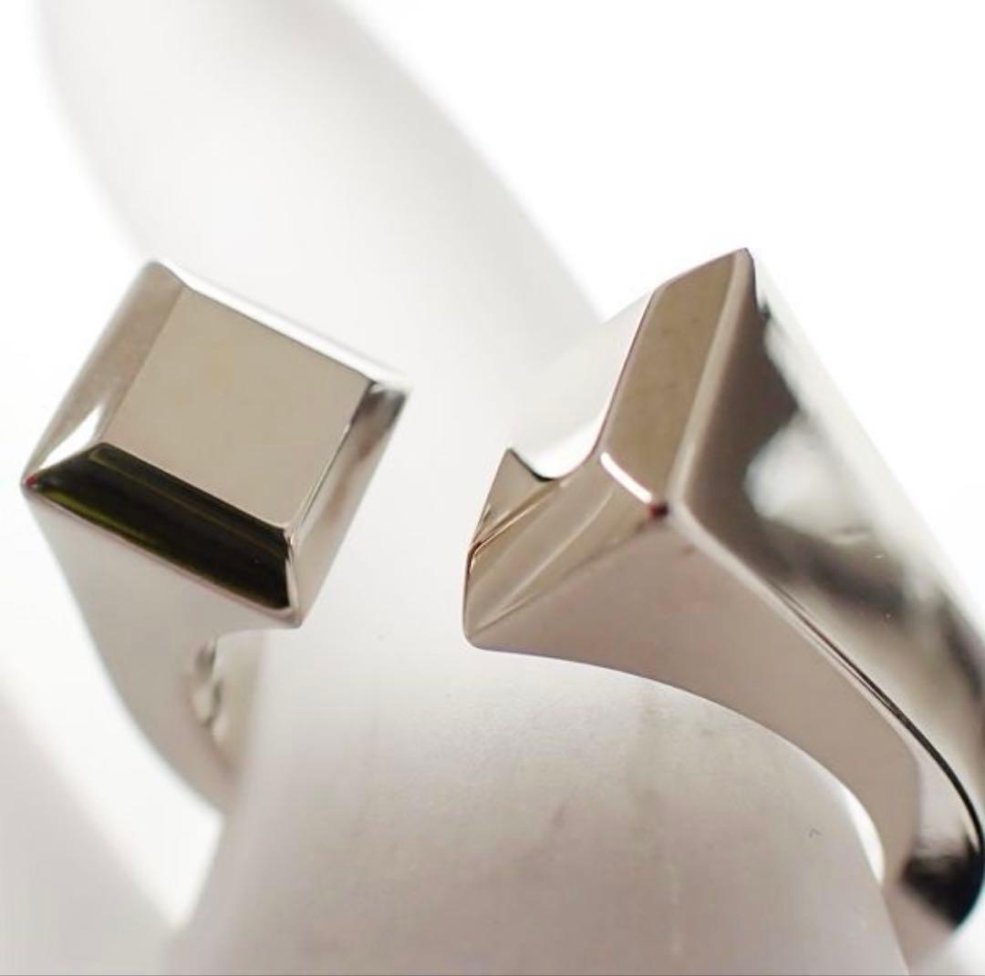 HERMES クルー・ド・フォルジュ GM シルバー リング 美品