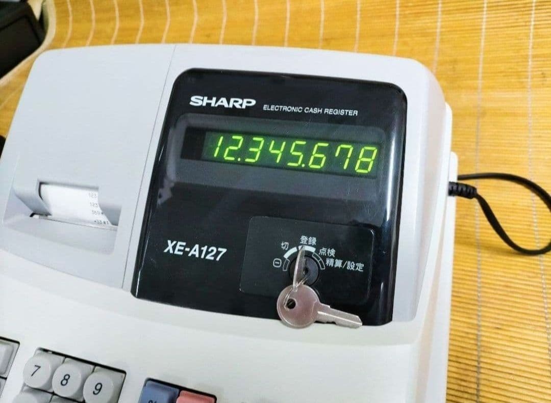 シャープレジスター　XE-A127　簡単便利特殊　送料込　141516